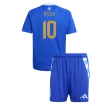 Maillot de Foot Copa América 2024 Argentine Messi 10 Enfant Tenue Extérieur