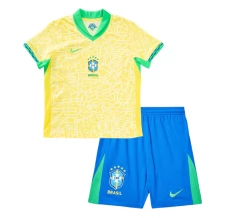 Maillot de Foot Copa América 2024 Brésil Enfant Tenue Domicile