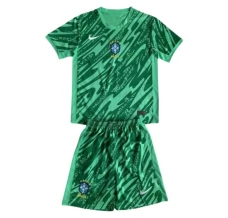 Maillot de Foot Copa América 2024 Brésil Gardien Enfant Tenue Domicile