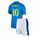 Maillot de Foot Copa América 2024 Brésil Neymar Jr 10 Enfant Tenue Extérieur