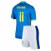 Maillot de Foot Copa América 2024 Brésil Raphinha 11 Enfant Tenue Extérieur