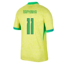 Maillot de Foot Copa América 2024 Brésil Raphinha 11 Tenue Domicile