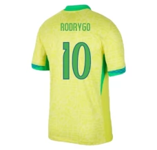 Maillot de Foot Copa América 2024 Brésil Rodrygo 10 Tenue Domicile