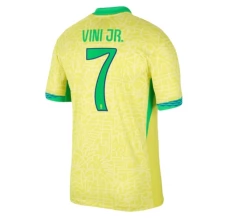 Maillot de Foot Copa América 2024 Brésil Vini Jr. 7 Tenue Domicile