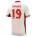Maillot de Foot Copa América 2024 Canada Davies 19 Tenue Extérieur Maillot de Foot Copa América 2024 Canada Davies 19 Tenue Extérieur