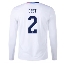 Maillot de Foot Copa América 2024 Etats-Unis Dest 2 Tenue Domicile Manche Longue