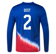 Maillot de Foot Copa América 2024 Etats-Unis Dest 2 Tenue Extérieur Manche Longue
