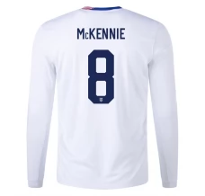 Maillot de Foot Copa América 2024 Etats-Unis McKennie 8 Tenue Domicile Manche Longue Maillot de Foot Copa América 2024 Etats-Unis McKennie 8 Tenue Domicile Manche Longue