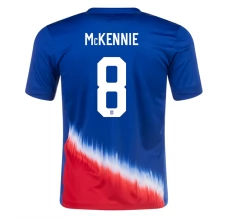 Maillot de Foot Copa América 2024 Etats-Unis McKennie 8 Tenue Extérieur