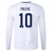 Maillot de Foot Copa América 2024 Etats-Unis Pulisic 10 Tenue Domicile Manche Longue