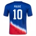 Maillot de Foot Copa América 2024 Etats-Unis Pulisic 10 Tenue Extérieur