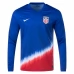 Maillot de Foot Copa América 2024 Etats-Unis Tenue Extérieur Manche Longue