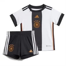 Maillot de Foot Coupe du monde 2022 Allemagne Enfant Tenue Domicile
