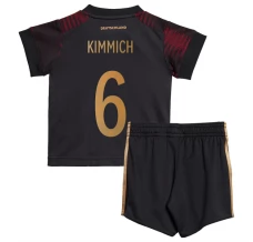 Maillot de Foot Coupe du monde 2022 Allemagne Kimmich 6 Enfant Tenue Extérieur