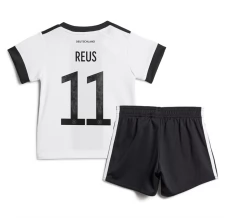 Maillot de Foot Coupe du monde 2022 Allemagne Reus 11 Enfant Tenue Domicile