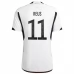 Maillot de Foot Coupe du monde 2022 Allemagne Reus 11 Tenue Domicile