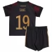Maillot de Foot Coupe du monde 2022 Allemagne Sané 19 Enfant Tenue Extérieur Maillot de Foot Coupe du monde 2022 Allemagne Sané 19 Enfant Tenue Extérieur