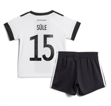 Maillot de Foot Coupe du monde 2022 Allemagne Sule 15 Enfant Tenue Domicile