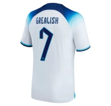 Maillot de Foot Coupe du monde 2022 Angleterre Grealish 7 Tenue Domicile