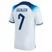 Maillot de Foot Coupe du monde 2022 Angleterre Grealish 7 Tenue Domicile