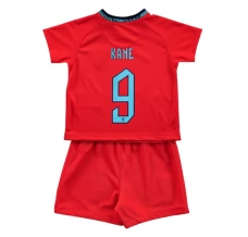 Maillot de Foot Coupe du monde 2022 Angleterre Kane 9 Enfant Tenue Extérieur
