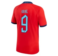 Maillot de Foot Coupe du monde 2022 Angleterre Kane 9 Tenue Extérieur
