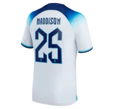 Maillot de Foot Coupe du monde 2022 Angleterre Maddison 25 Tenue Domicile