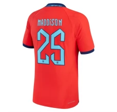 Maillot de Foot Coupe du monde 2022 Angleterre Maddison 25 Tenue Extérieur