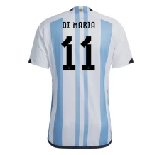 Maillot de Foot Coupe du monde 2022 Argentine Di María 11 Tenue Domicile