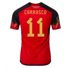 Maillot de Foot Coupe du monde 2022 Belgique Carrasco 11 Tenue Domicile