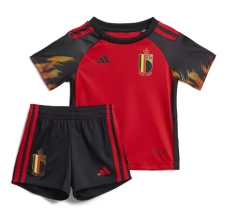 Maillot de Foot Coupe du monde 2022 Belgique Enfant Tenue Domicile