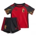 Maillot de Foot Coupe du monde 2022 Belgique Enfant Tenue Domicile