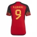 Maillot de Foot Coupe du monde 2022 Belgique Lukaku 9 Tenue Domicile