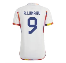Maillot de Foot Coupe du monde 2022 Belgique Lukaku 9 Tenue Extérieur