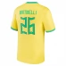 Maillot de Foot Coupe du monde 2022 Brésil Martinelli 26 Tenue Domicile