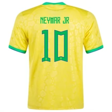 Maillot de Foot Coupe du monde 2022 Brésil Neymar Jr 10 Tenue Domicile Maillot de Foot Coupe du monde 2022 Brésil Neymar Jr 10 Tenue Domicile