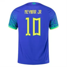 Maillot de Foot Coupe du monde 2022 Brésil Neymar Jr 10 Tenue Extérieur Maillot de Foot Coupe du monde 2022 Brésil Neymar Jr 10 Tenue Extérieur