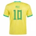 Maillot de Foot Coupe du monde 2022 Brésil Pele 10 Tenue Domicile