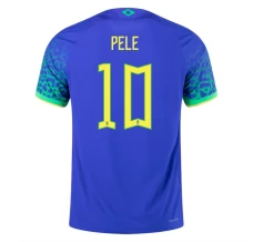Maillot de Foot Coupe du monde 2022 Brésil Pele 10 Tenue Extérieur