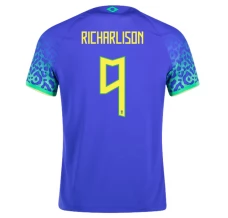 Maillot de Foot Coupe du monde 2022 Brésil Richarlison 9 Tenue Extérieur