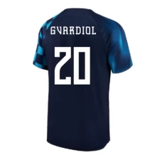 Maillot de Foot Coupe du monde 2022 Croatie Gvardiol 20 Tenue Extérieur Maillot de Foot Coupe du monde 2022 Croatie Gvardiol 20 Tenue Extérieur
