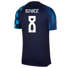 Maillot de Foot Coupe du monde 2022 Croatie Kovacic 8 Tenue Extérieur