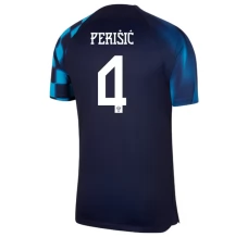Maillot de Foot Coupe du monde 2022 Croatie Perisic 4 Tenue Extérieur