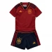 Maillot de Foot Coupe du monde 2022 Espagne Enfant Tenue Domicile