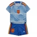 Maillot de Foot Coupe du monde 2022 Espagne Enfant Tenue Extérieur