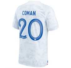 Maillot de Foot Coupe du monde 2022 France Coman 20 Tenue Extérieur