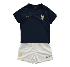 Maillot de Foot Coupe du monde 2022 France Enfant Tenue Domicile