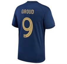 Maillot de Foot Coupe du monde 2022 France Giroud 9 Tenue Domicile