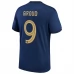 Maillot de Foot Coupe du monde 2022 France Giroud 9 Tenue Domicile