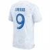 Maillot de Foot Coupe du monde 2022 France Giroud 9 Tenue Extérieur